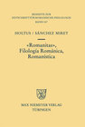 Buchcover Romanitas - Filología Románica - Romanística