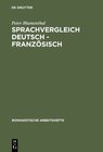 Buchcover Sprachvergleich Deutsch - Französisch