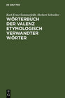 Buchcover Wörterbuch der Valenz etymologisch verwandter Wörter