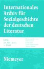 Buchcover Internationales Archiv für Sozialgeschichte der deutschen Literatur