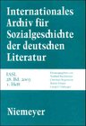 Buchcover Internationales Archiv für Sozialgeschichte der deutschen Literatur