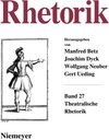 Buchcover Rhetorik / Theatralische Rhetorik