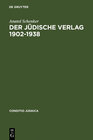 Buchcover Der Jüdische Verlag 1902–1938