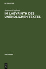 Buchcover Im Labyrinth des unendlichen Textes