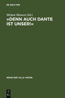 Buchcover »Denn auch Dante ist unser!«