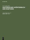 Buchcover Historisches Wörterbuch der Rhetorik / Must - Pop