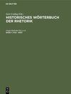 Buchcover Historisches Wörterbuch der Rhetorik / Pos - Rhet