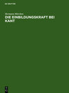 Buchcover Die Einbildungskraft bei Kant