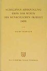 Buchcover Schellings Abhandlung Über das Wesen der menschlichen Freiheit (1809)