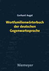Buchcover Wortfamilienwörterbuch der deutschen Gegenwartssprache