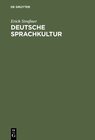 Buchcover Deutsche Sprachkultur