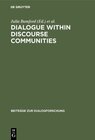 Buchcover Dialogue within Discourse Communities