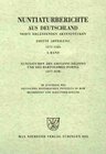 Buchcover Nuntiaturberichte aus Deutschland nebst ergänzenden Aktenstücken. 1572 - 1585 / Nuntiaturen des Giovanni Delfino und des