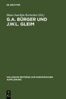 Buchcover G.A. Bürger und J.W.L. Gleim