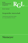 Buchcover Dargestellte Autorschaft