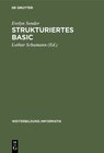 Buchcover Strukturiertes BASIC