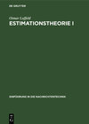 Buchcover Estimationstheorie