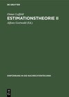 Buchcover Estimationstheorie II