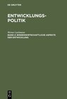 Buchcover Werner Lachmann: Entwicklungspolitik / Binnenwirtschaftliche Aspekte der Entwicklung
