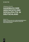 Buchcover Sozialpolitik in der Bundesrepublik Deutschland bis zur Herstellung der Deutschen Einheit