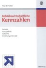 Buchcover Betriebswirtschaftliche Kennzahlen