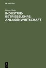 Buchcover Industriebetriebslehre: Anlagenwirtschaft