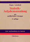 Buchcover Statistik-Aufgabensammlung mit ausführlichen Lösungen