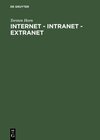 Buchcover Internet - Intranet - Extranet