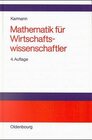 Buchcover Mathematik für Wirtschaftswissenschaftler