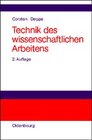 Buchcover Technik des wissenschaftlichen Arbeitens