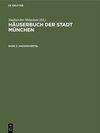 Buchcover Häuserbuch der Stadt München / Hackenviertel
