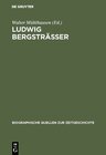 Buchcover Ludwig Bergsträsser