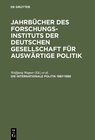 Buchcover Jahrbuch internationale Politik / Die Internationale Politik 1987–1988