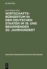 Buchcover Wirtschaftsbürgertum in den deutschen Staaten im 19. und beginnenden 20. Jahrhundert