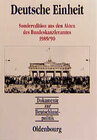 Buchcover Dokumente zur Deutschlandpolitik / Deutsche Einheit