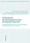 Buchcover Schlussbericht der Historikerkommission der Republik Österreich