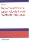 Buchcover Kommunikationspsychologie in der Wirtschaftspraxis