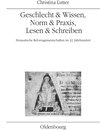 Buchcover Geschlecht & Wissen, Norm & Praxis, Lesen & Schreiben