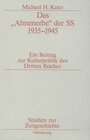 Buchcover Das "Ahnenerbe" der SS 1935-1945