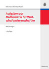 Buchcover Aufgaben zur Mathematik für Wirtschaftswissenschaftler