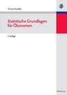 Buchcover Statistische Grundlagen für Ökonomen