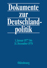 Buchcover Dokumente zur Deutschlandpolitik. Reihe VI: 21. Oktober 1969 bis 1. Oktober 1982 / 1. Januar 1977 bis 31. Dezember 1978