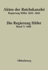 Buchcover Akten der Reichskanzlei, Regierung Hitler 1933-1945 / 1938