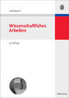 Buchcover Wissenschaftliches Arbeiten