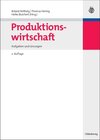 Buchcover Produktionswirtschaft