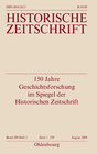 Buchcover 150 Jahre Geschichtsforschung im Spiegel der Historischen Zeitschrift