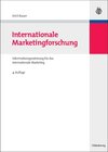Buchcover Internationale Marketingforschung