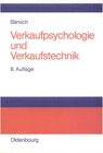 Buchcover Verkaufspsychologie und Verkaufstechnik