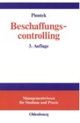 Buchcover Beschaffungscontrolling