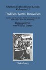 Buchcover Tradition, Norm, Innovation